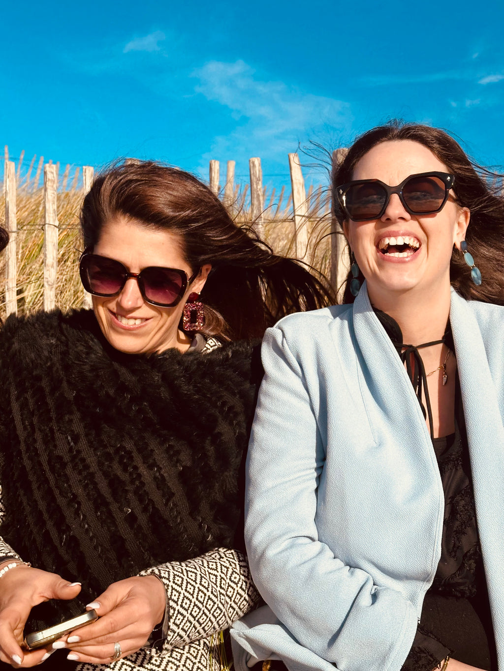 Les Laura duo de bleu