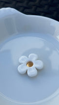 Titi bouton grande fleur blanche