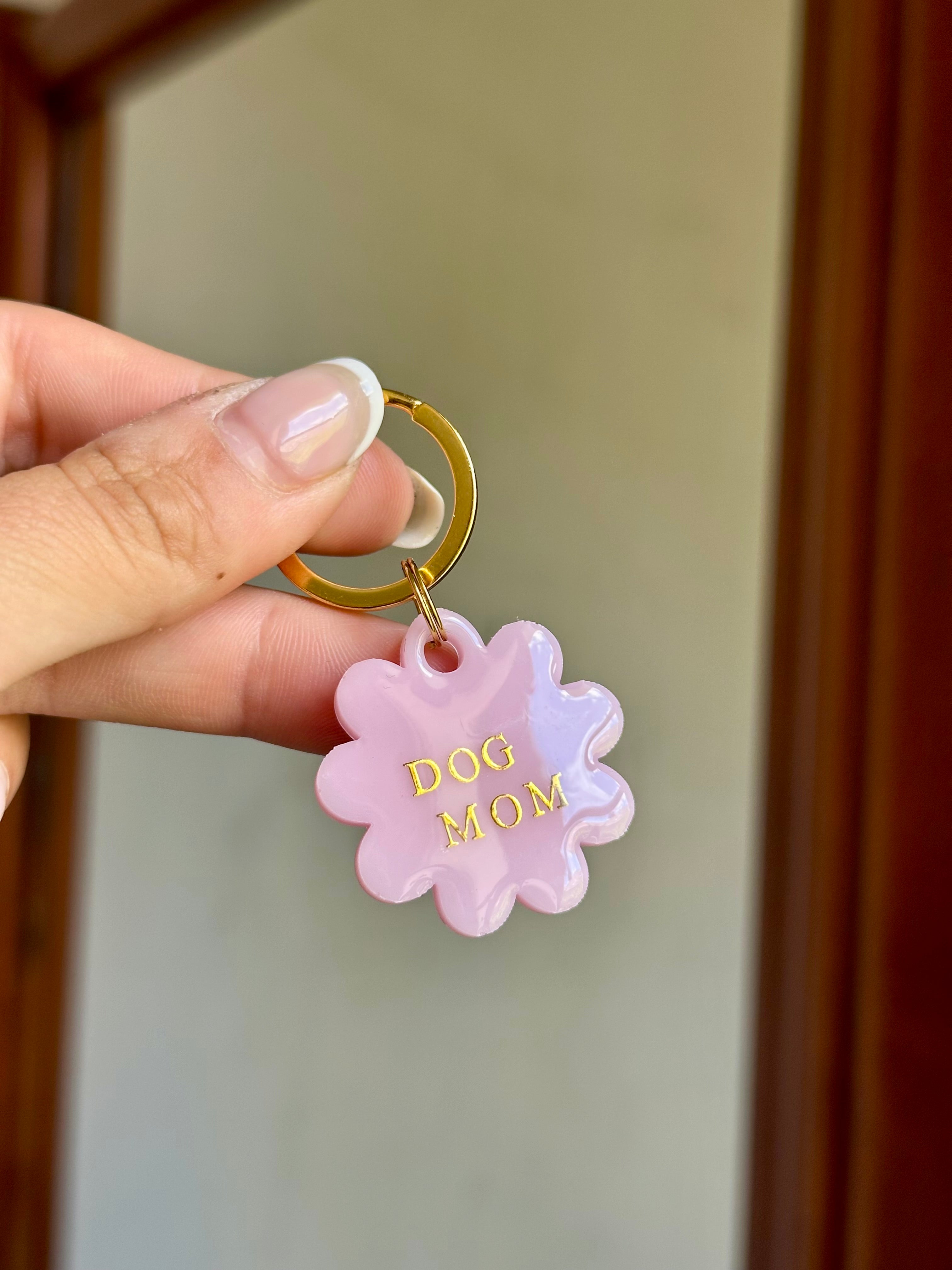 Porte-clés Dog Mom Rose baby
