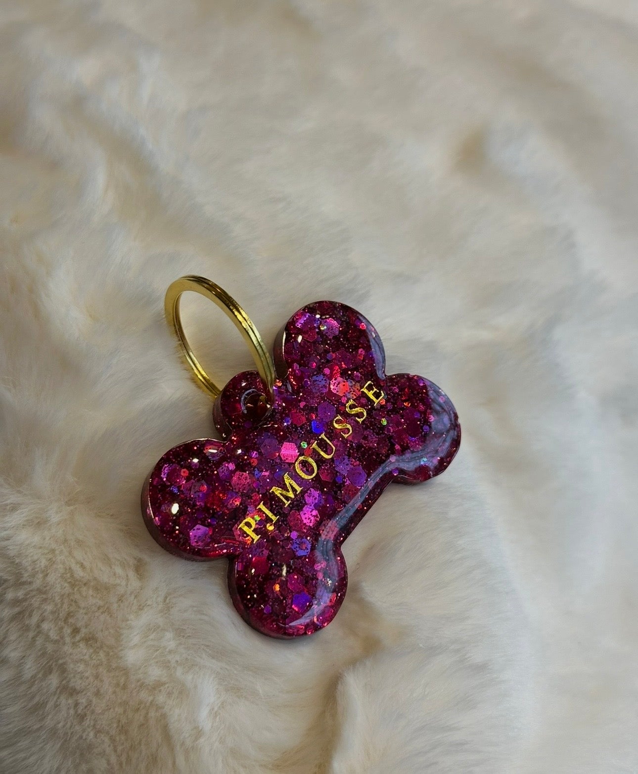 Médaille Pimousse shiny rose