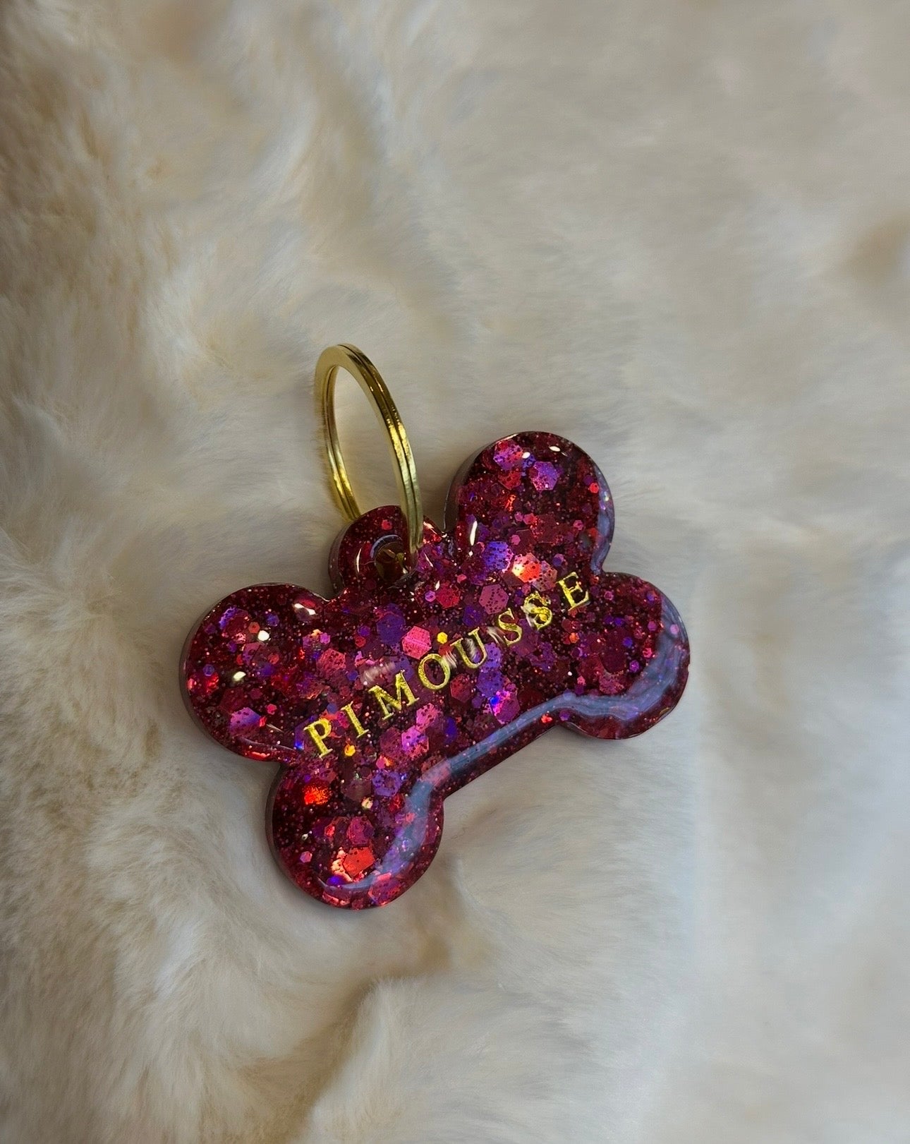 Médaille Pimousse shiny rose