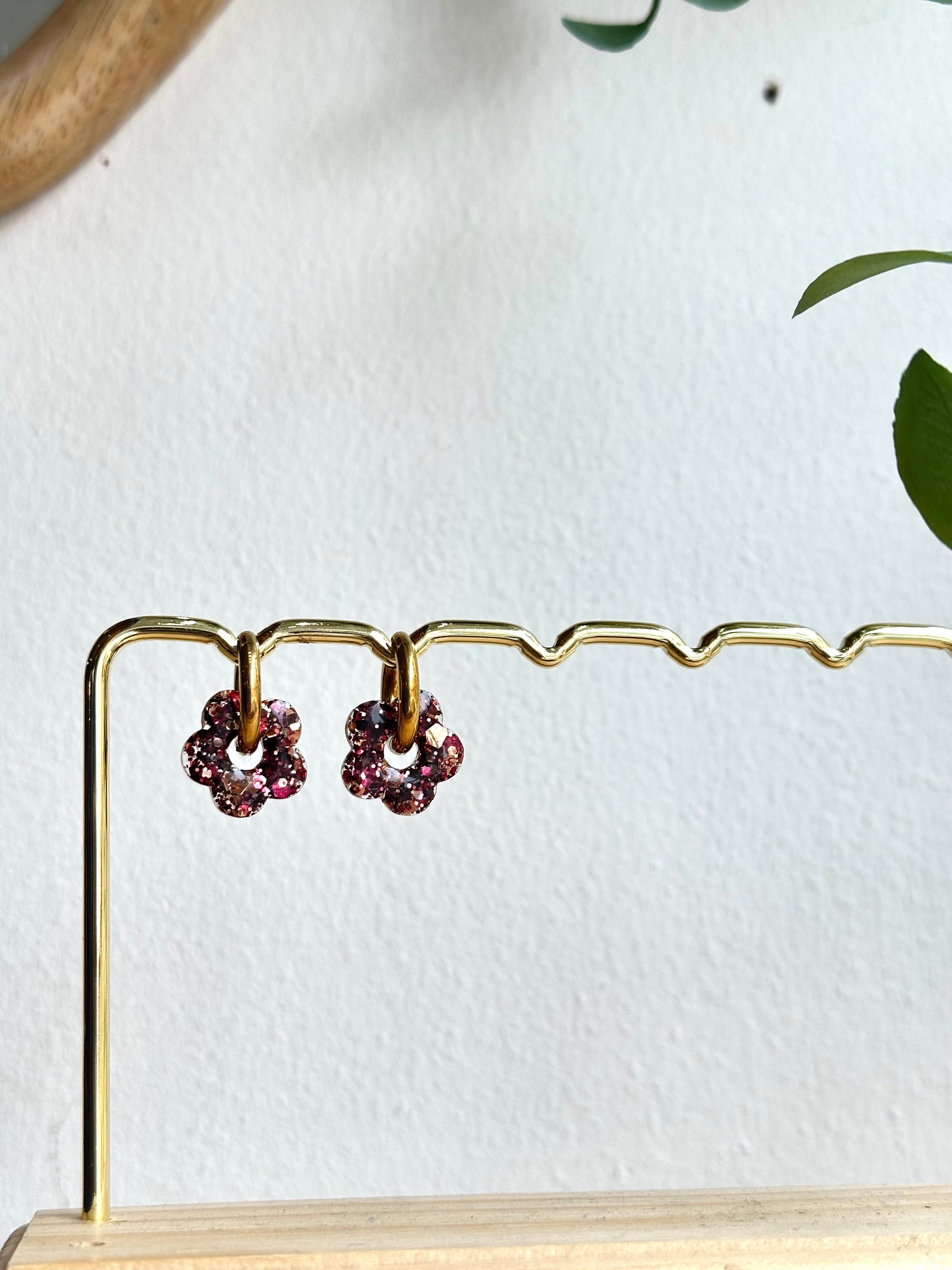 Thibolettes minis shiny rose et or