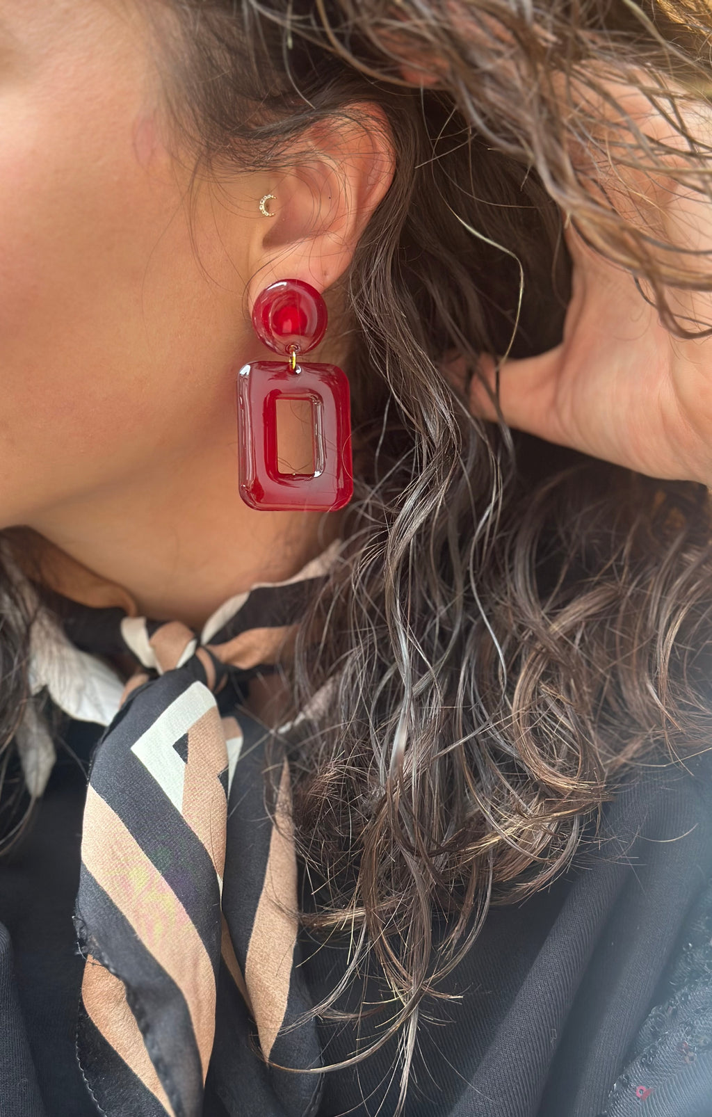 Les Marine rouge bordeau