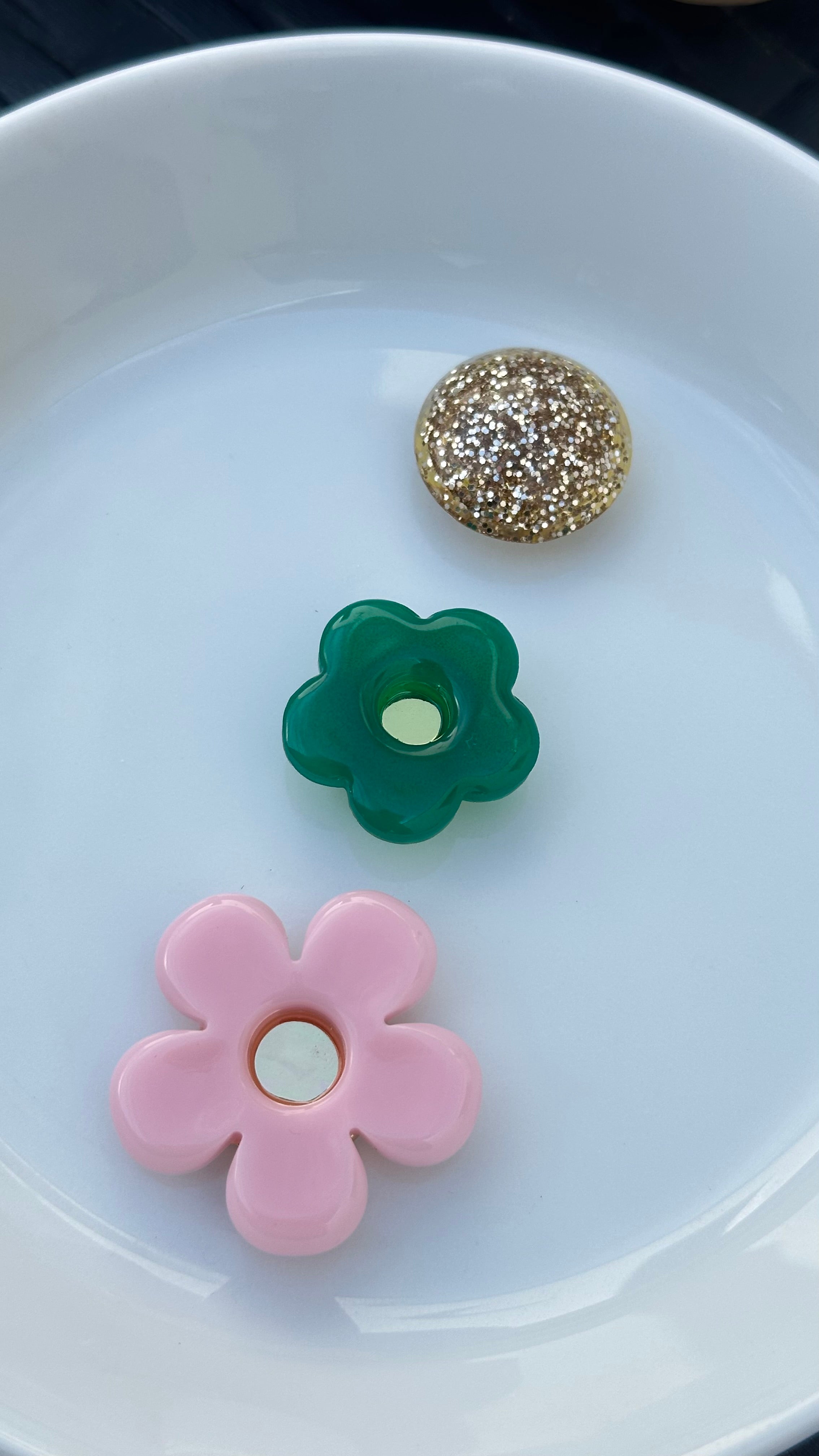 Titi bouton petite fleur vert Brésil