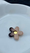 Titi bouton beige et choco