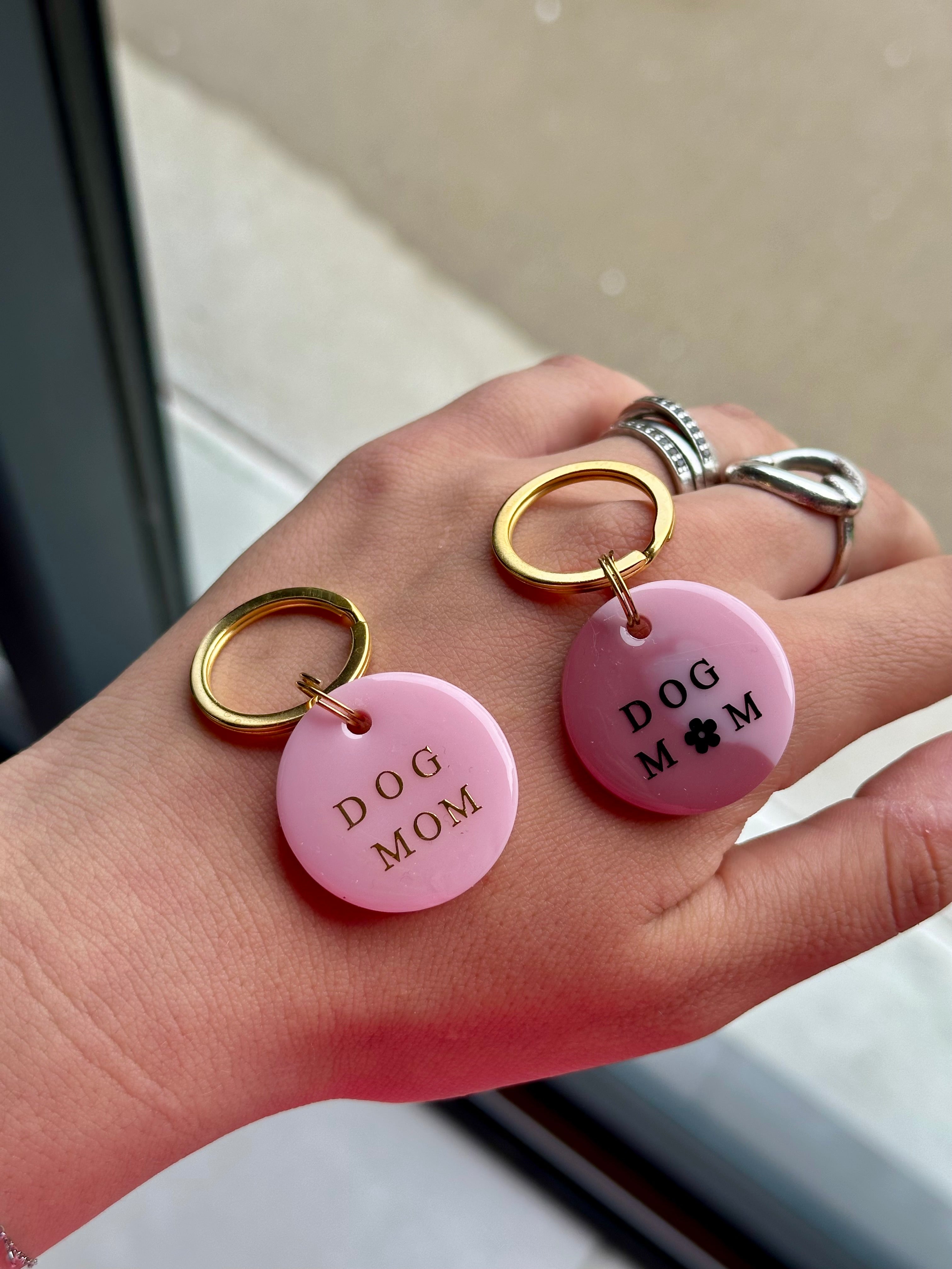 Porte-clés Dog Mom Rose baby