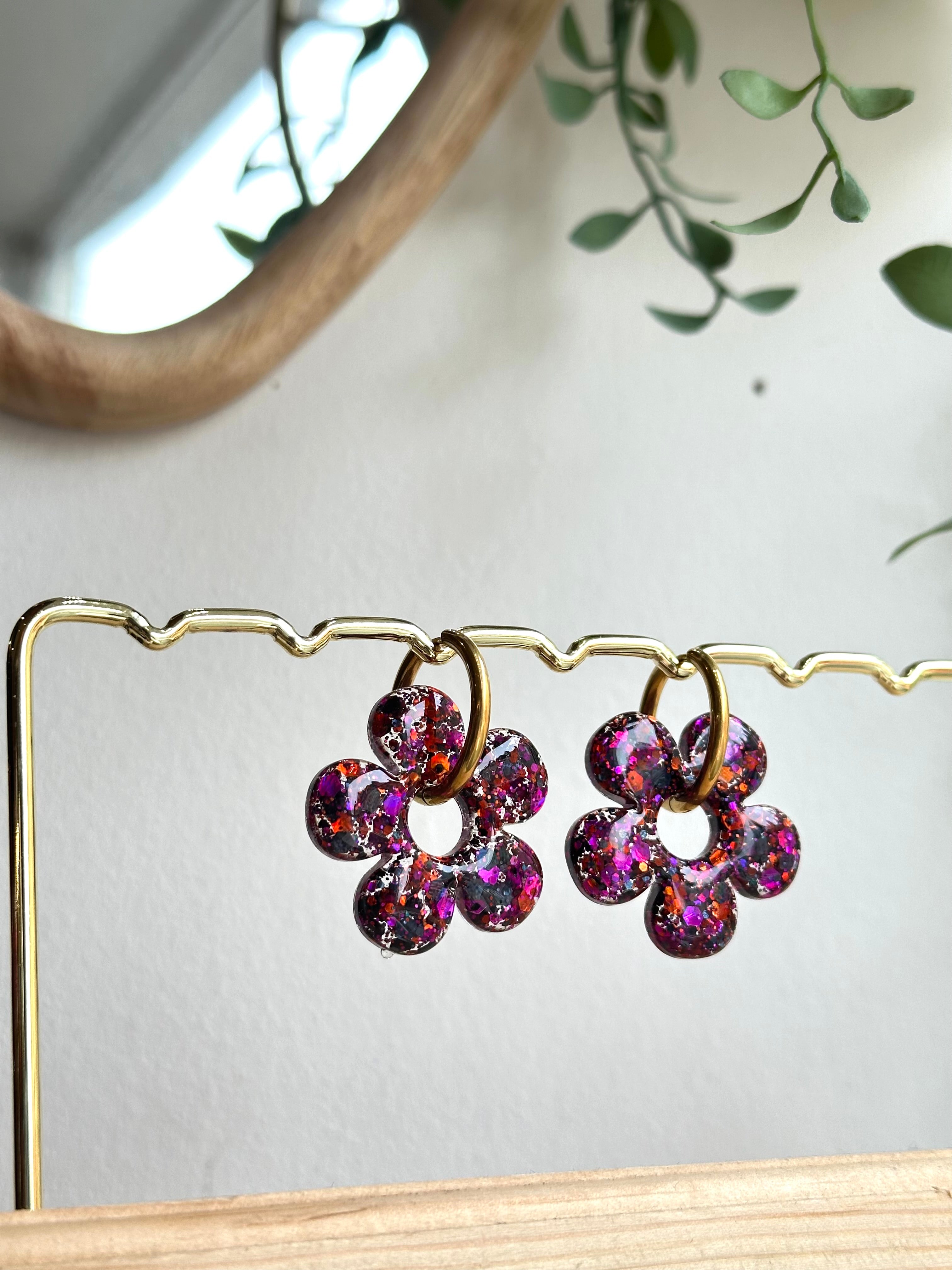 Thibolettes shiny rouge & rose fushia