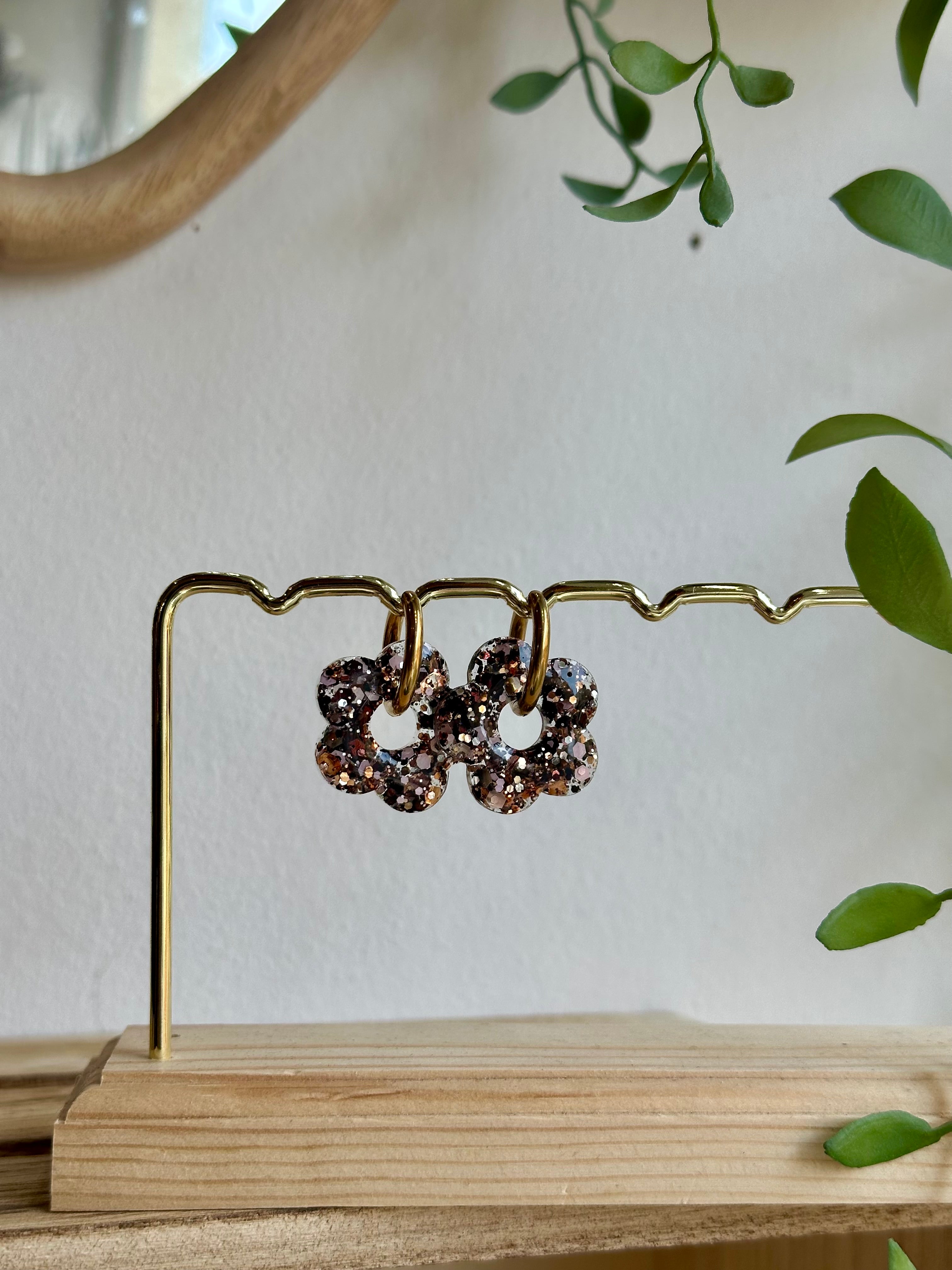 Thibolettes shiny rose et marron