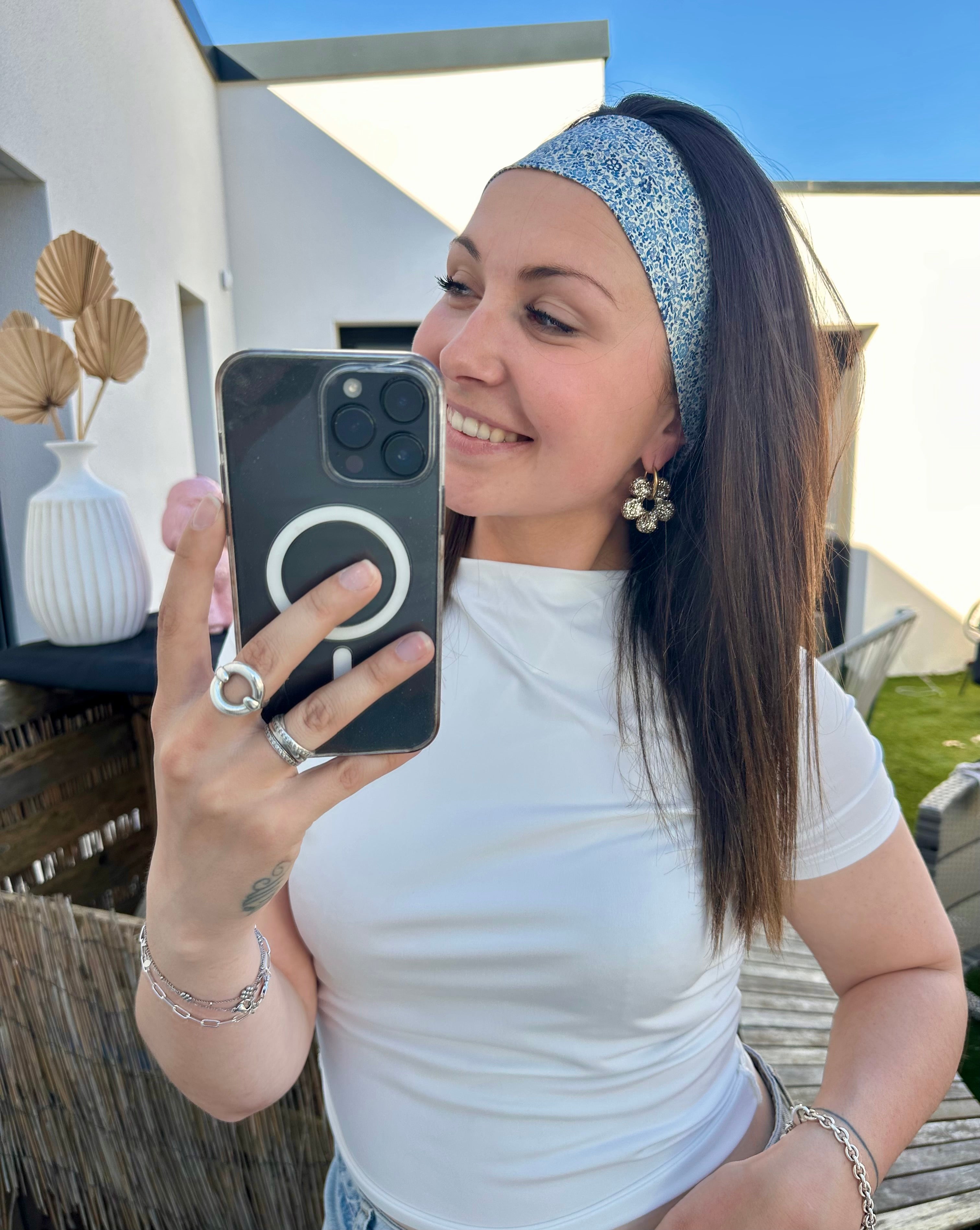 Titi Bandeau Liberty bleu