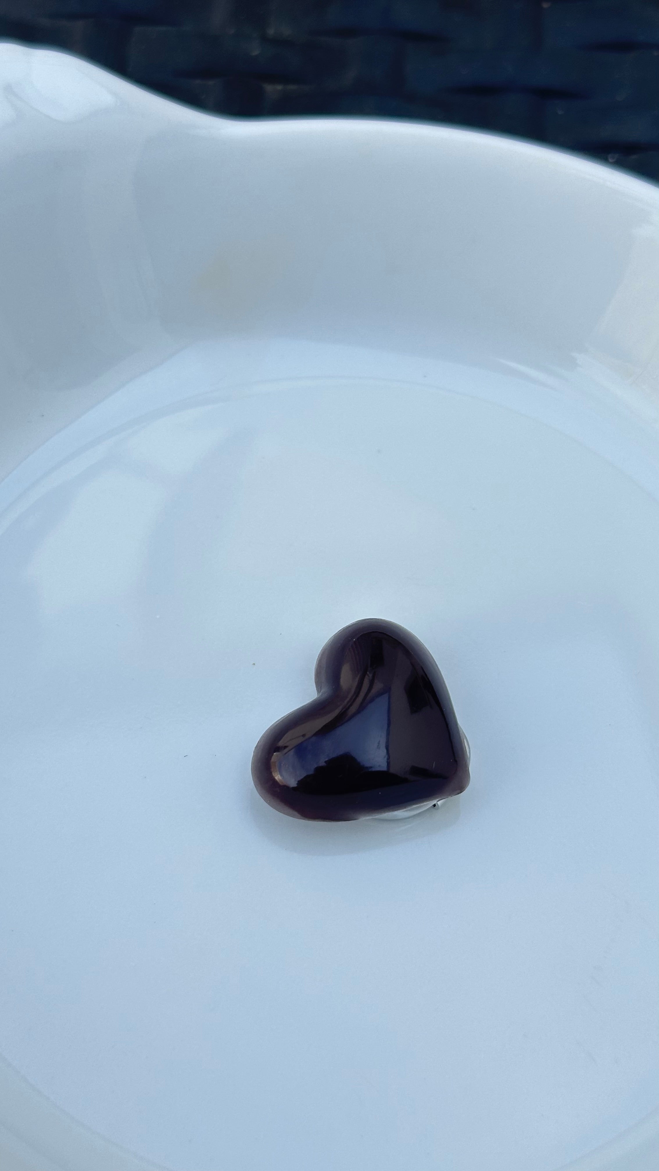 Titi bouton cœur choco