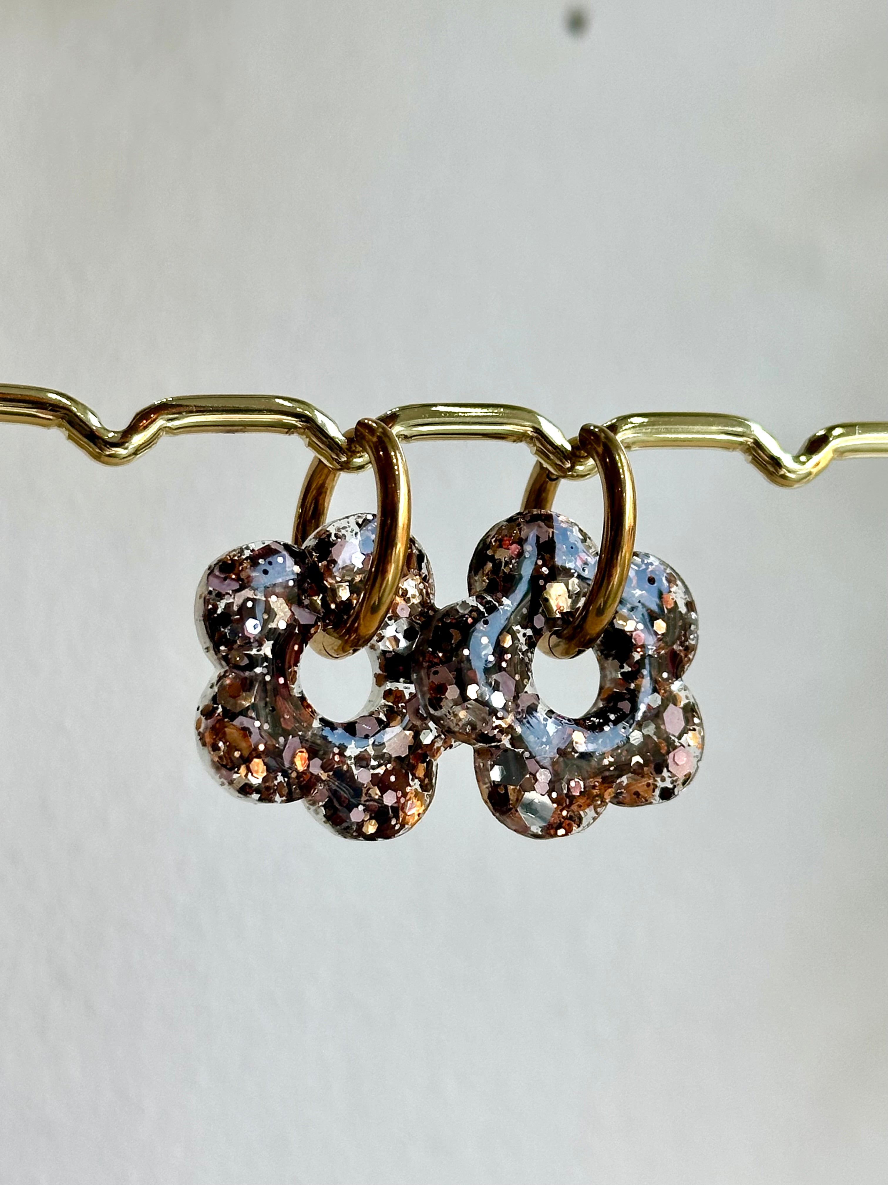 Thibolettes shiny rose et marron