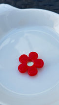 Titi bouton grande fleur rouge